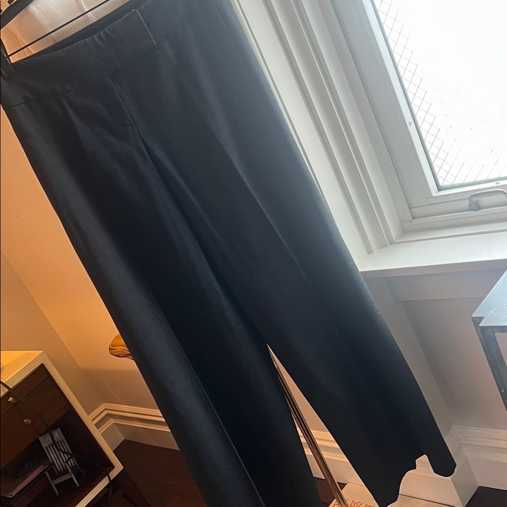 Ellie Tahari Black Wool Blend Pants
